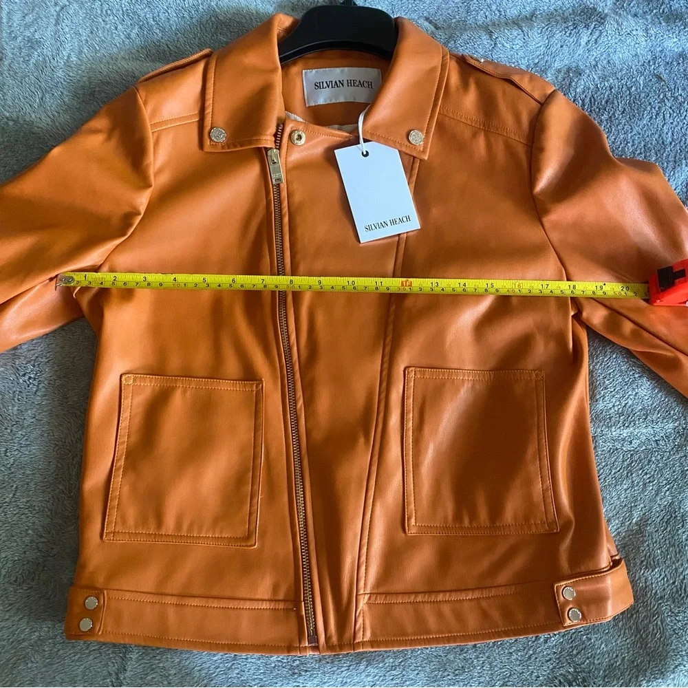 SILVIAN HEACH Bikerjacket In Eco
Leather Sz 44it(M) - Picture 10 of 16